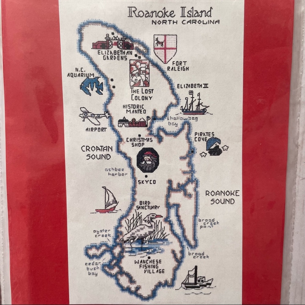 Roanoke Island Cross Stitch Pattern - Picture 3 of 3